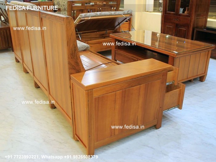 Wooden Sofa Set-2734