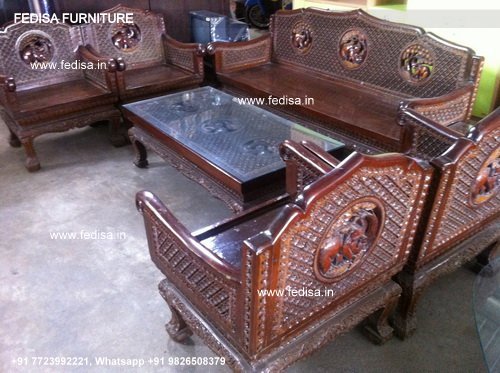 Wooden Sofa Set-2784
