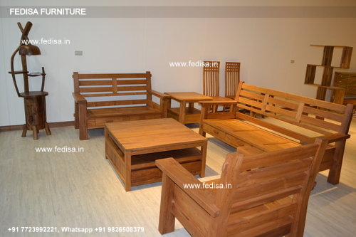 Wooden Sofa Set-2792