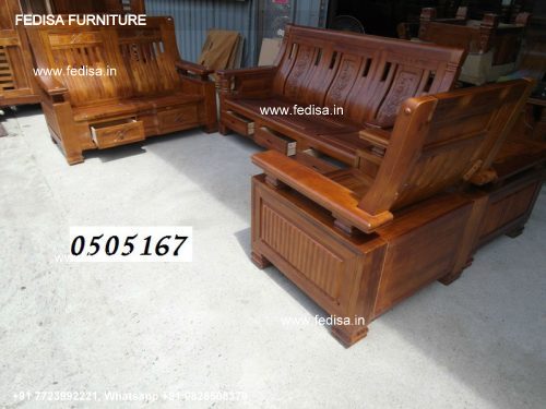 Wooden Sofa Set-2817