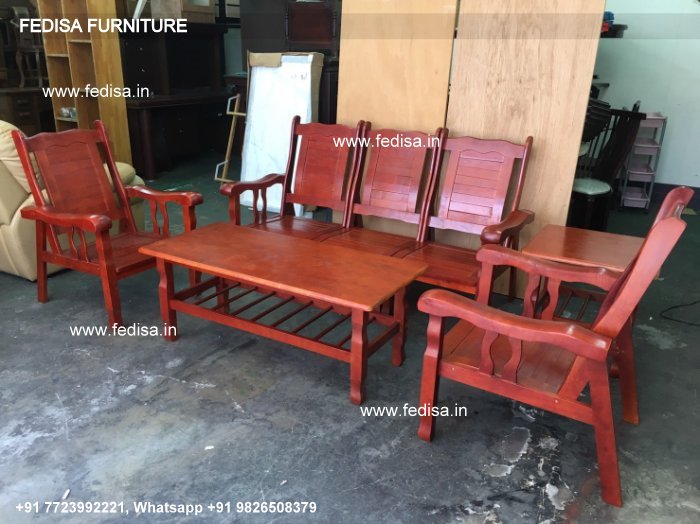 Wooden Sofa Set-2828