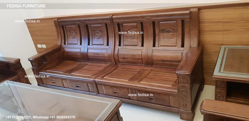 Wooden Sofa Set-2874