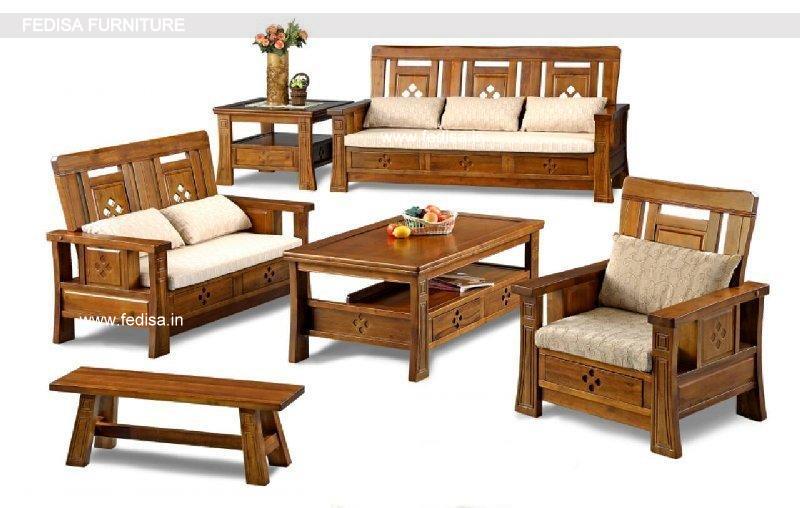 Wooden Sofa Set-2881