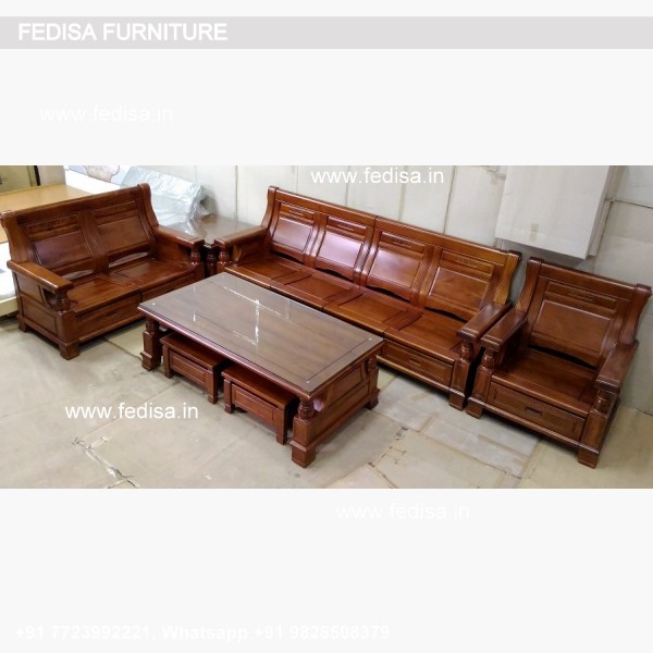 Wooden Sofa Set-2931