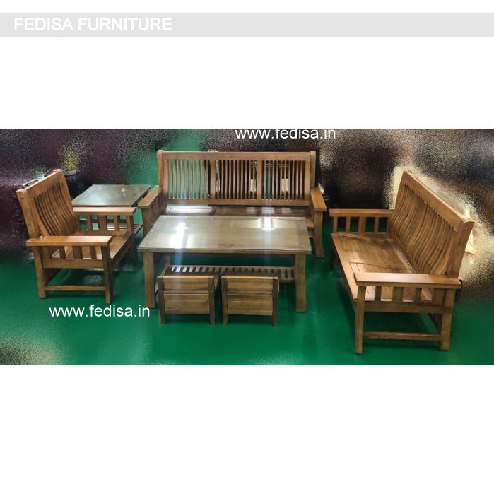Wooden Sofa Set-2934