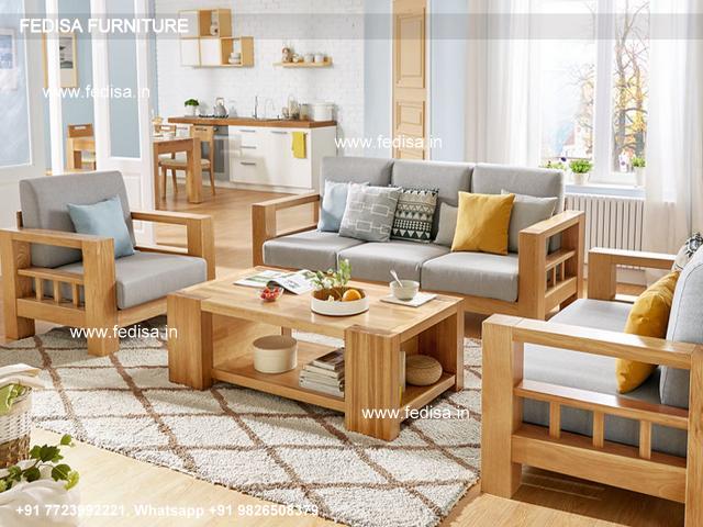 Wooden Sofa Set-2938