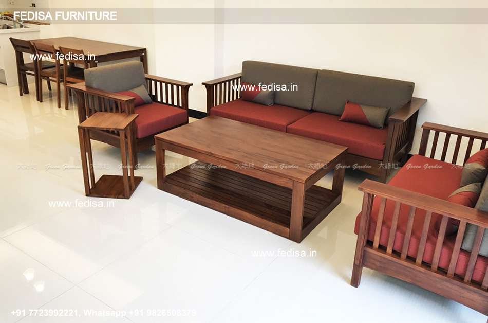 Wooden Sofa Set-2948