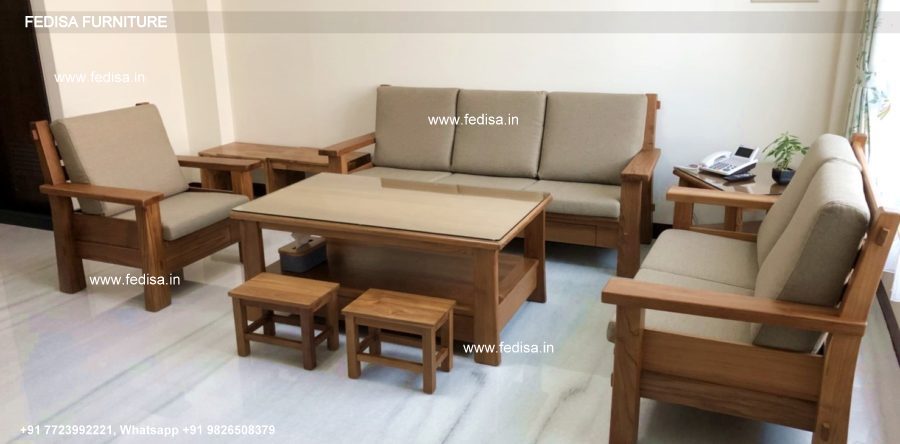 Wooden Sofa Set-2983