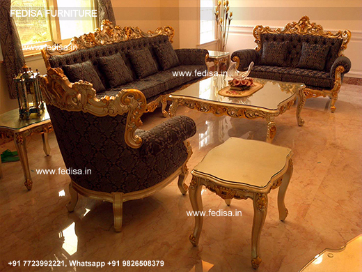 Wooden Sofa Set-2993