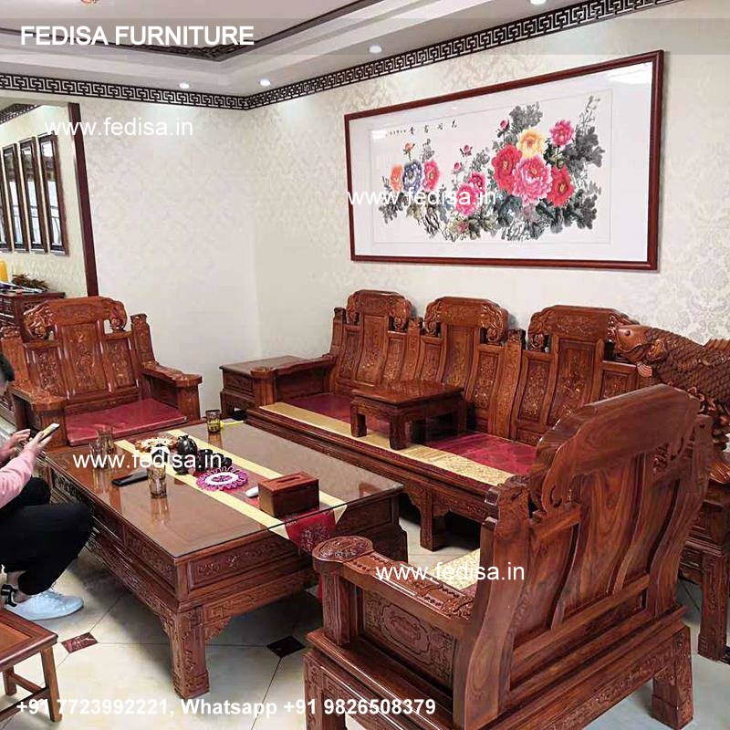 Wooden Sofa Set-2994