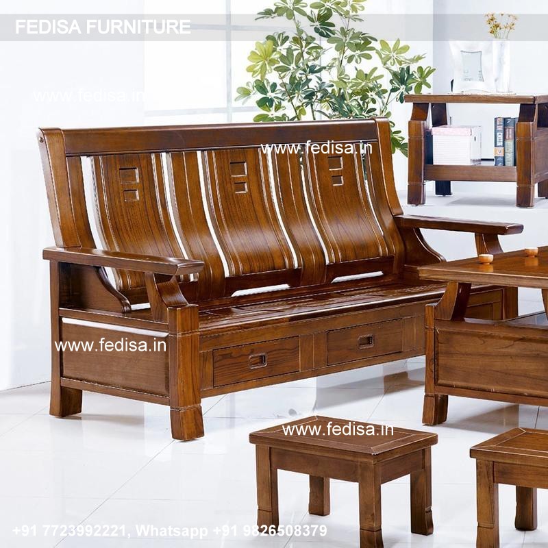 Wooden Sofa Set-3011