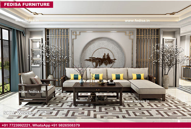 Wooden Sofa Set-3013