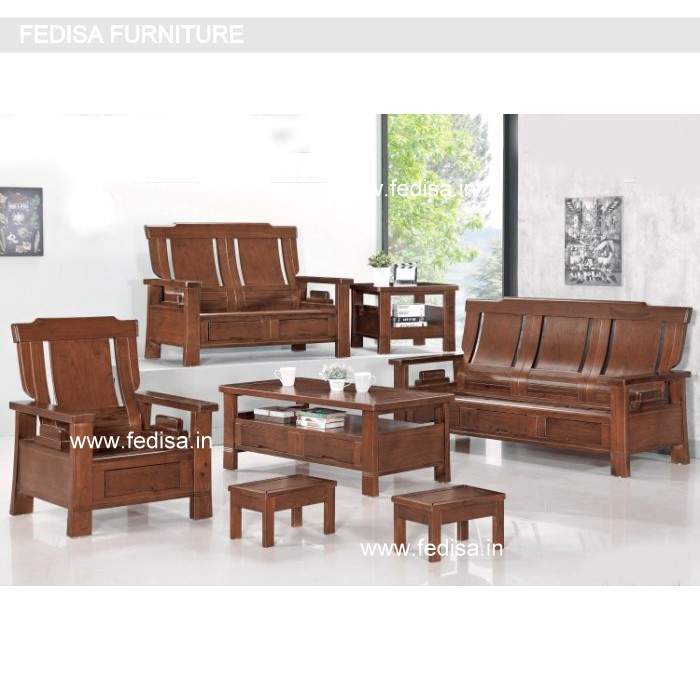 Wooden Sofa Set-3028