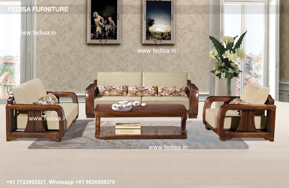Wooden Sofa Set-3042