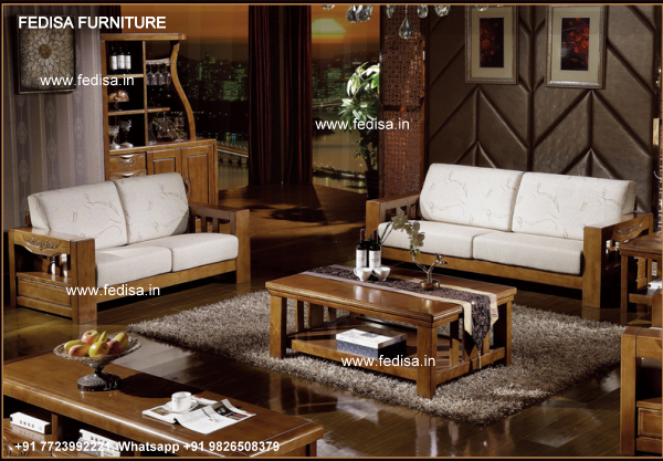 Wooden Sofa Set-3055