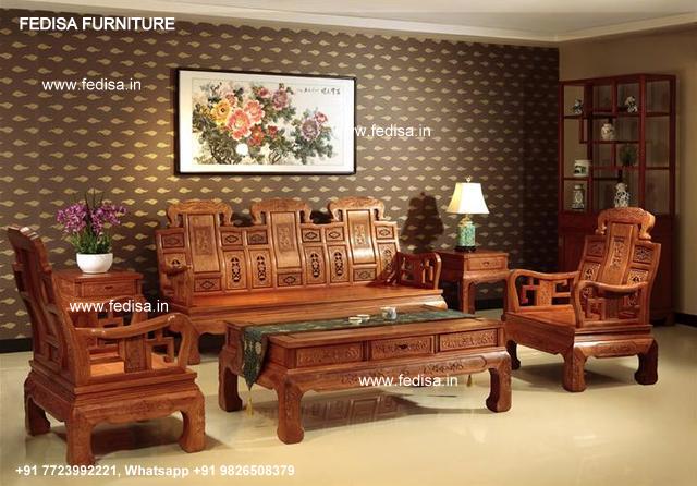 Wooden Sofa Set-3058