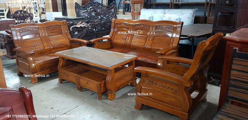 Wooden Sofa Set-3095