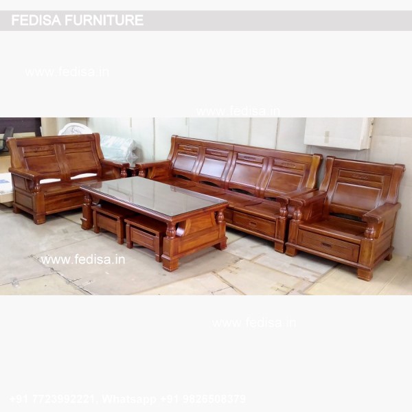 Wooden Sofa Set-3100