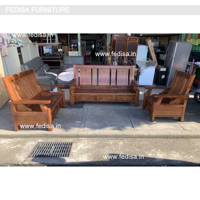 Wooden Sofa Set-3120