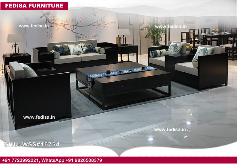 Wooden Sofa Set-3124