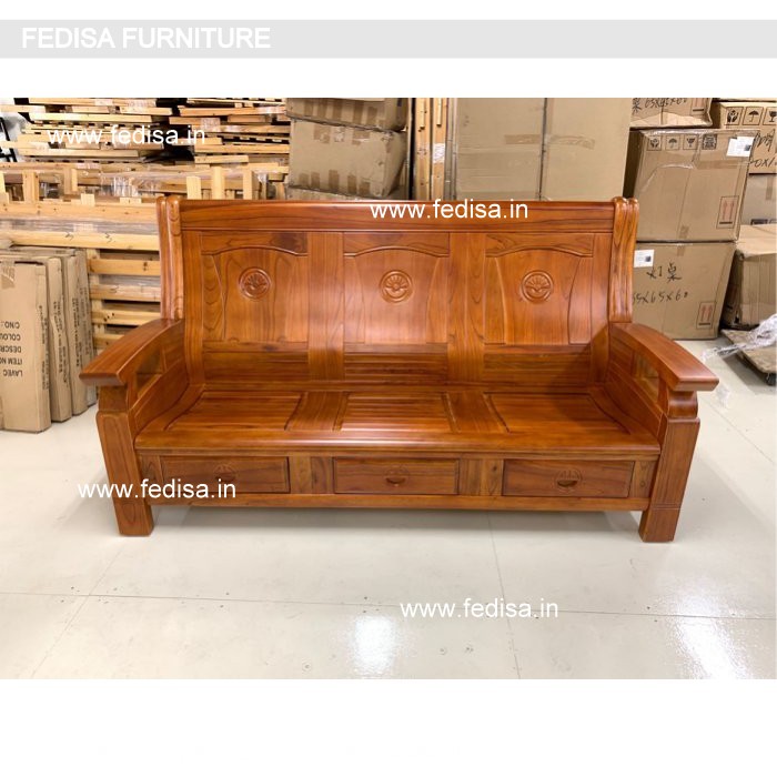 Wooden Sofa Set-3127