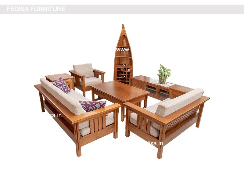 Wooden Sofa Set-3131