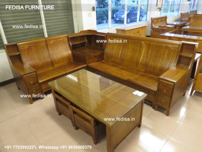Wooden Sofa Set-3132