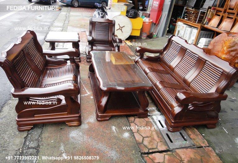 Wooden Sofa Set-3137