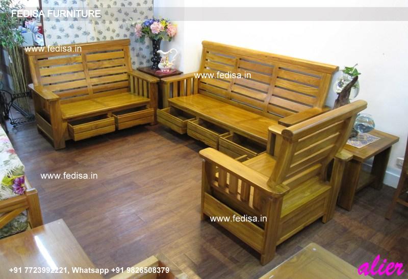 Wooden Sofa Set-3140