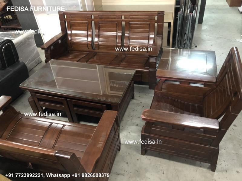 Wooden Sofa Set-3152