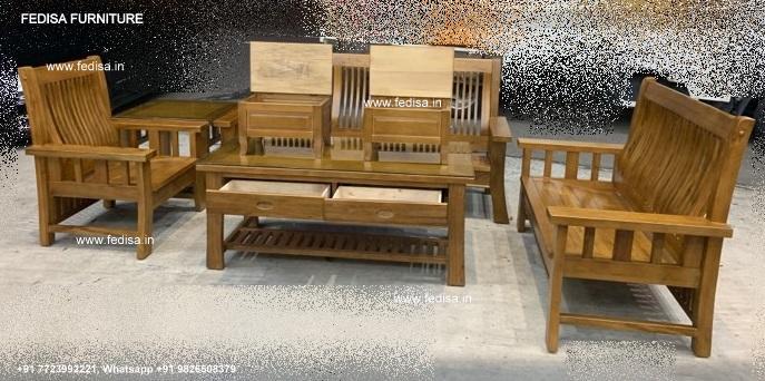 Wooden Sofa Set-3155