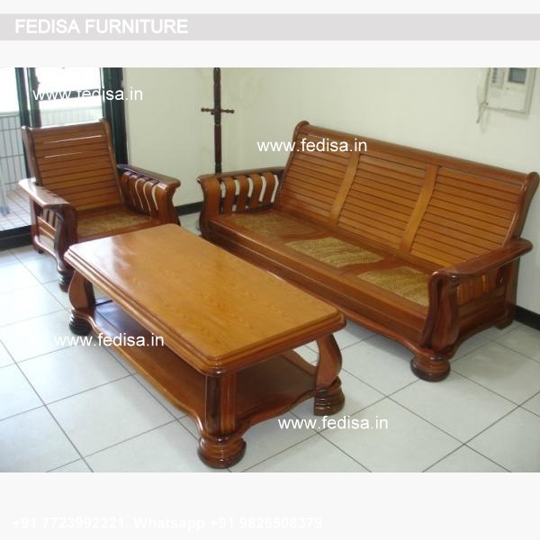 Wooden Sofa Set-3163