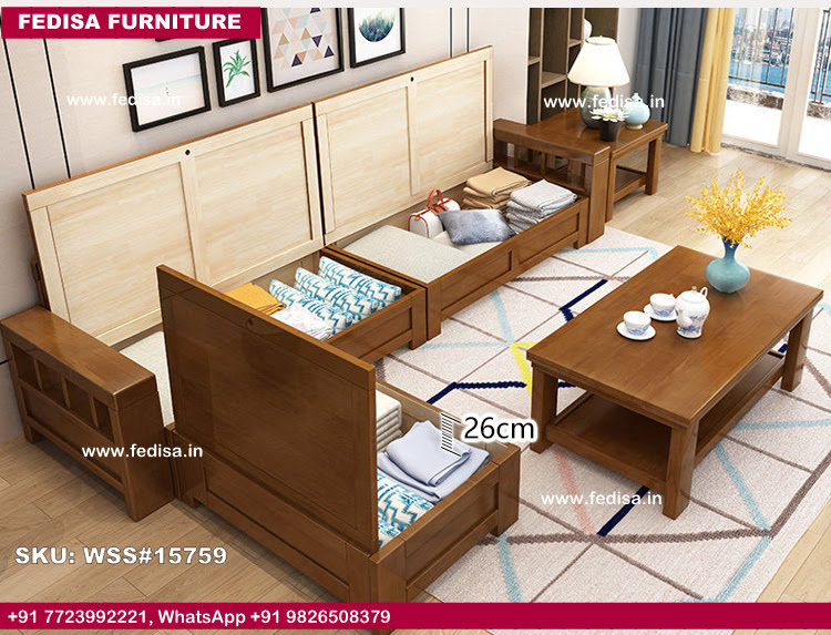 Wooden Sofa Set-3168