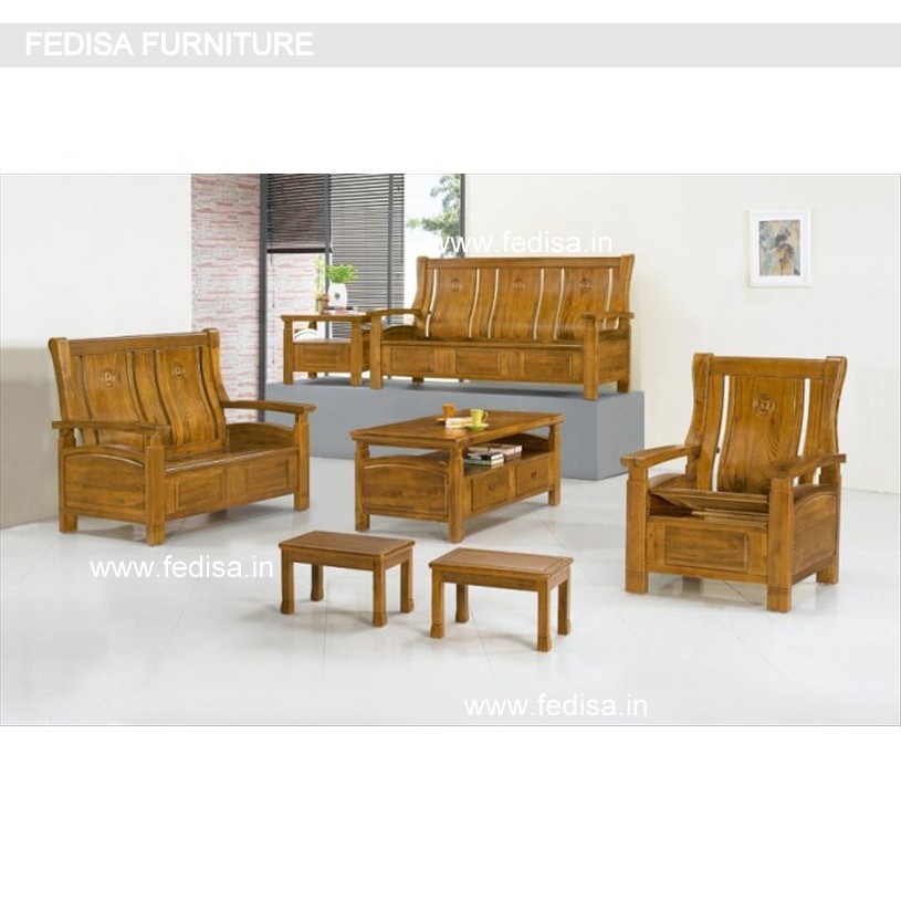Wooden Sofa Set-3182