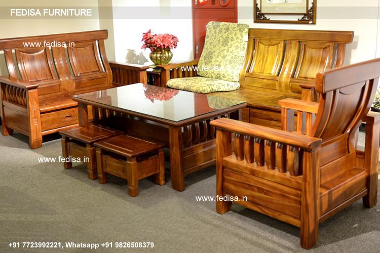Wooden Sofa Set-3186