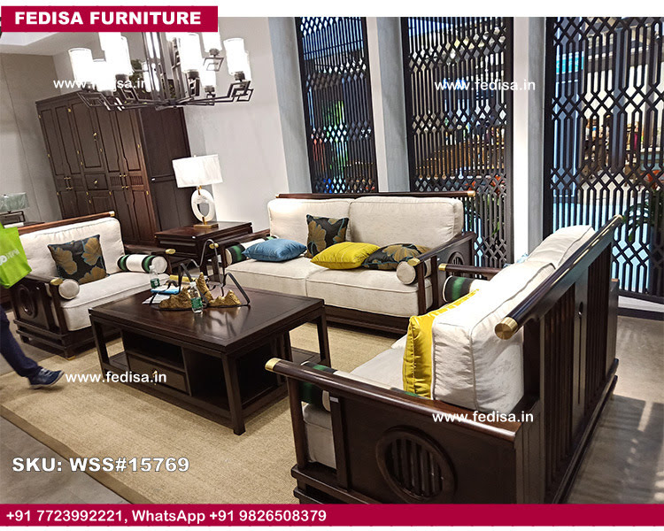 Wooden Sofa Set-3190