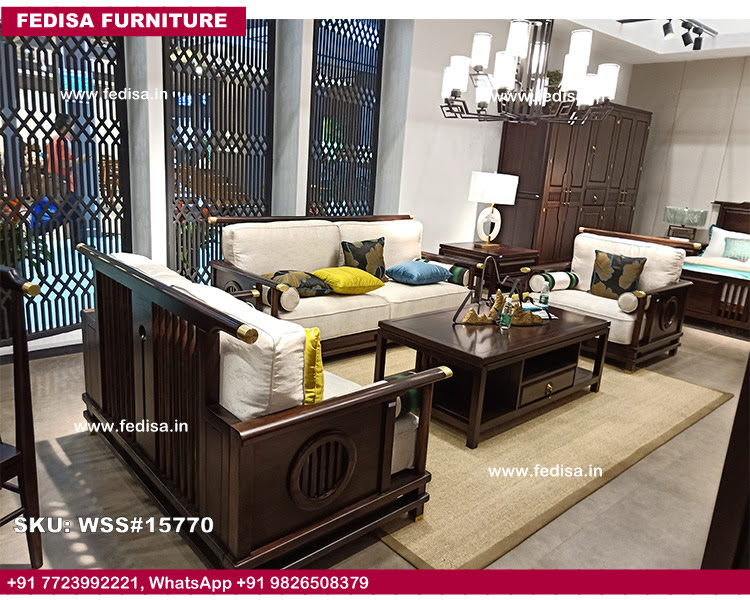 Wooden Sofa Set-3201