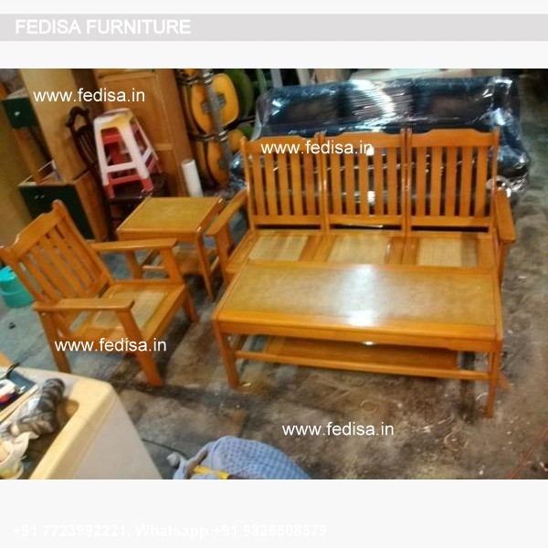 Wooden Sofa Set-3214