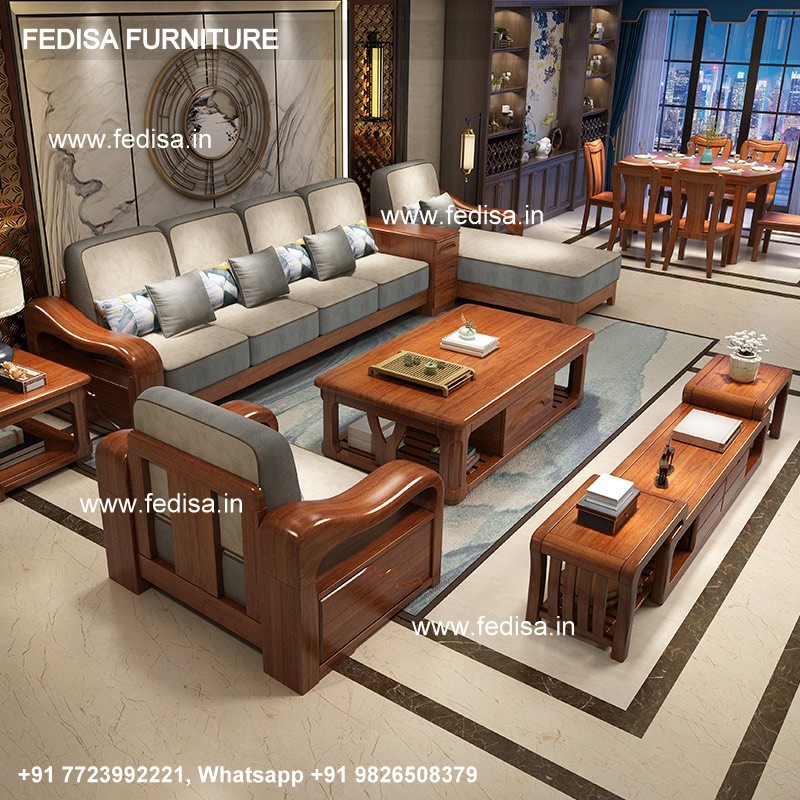 Wooden Sofa Set-3259