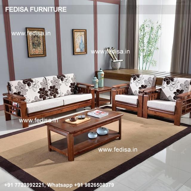 Wooden Sofa Set-3282
