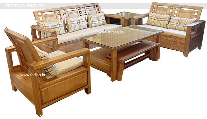 Wooden Sofa Set-3285