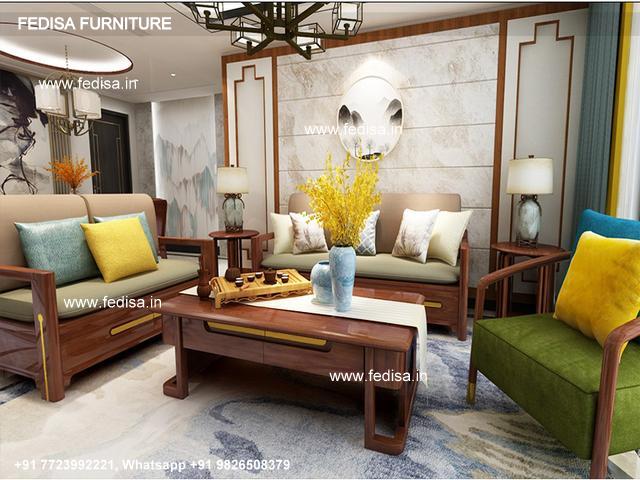 Wooden Sofa Set-3294