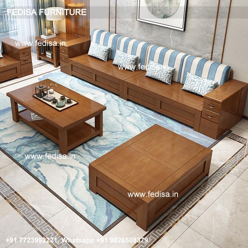Wooden Sofa Set-3302