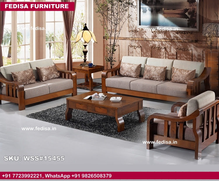 Wooden Sofa Set-3380
