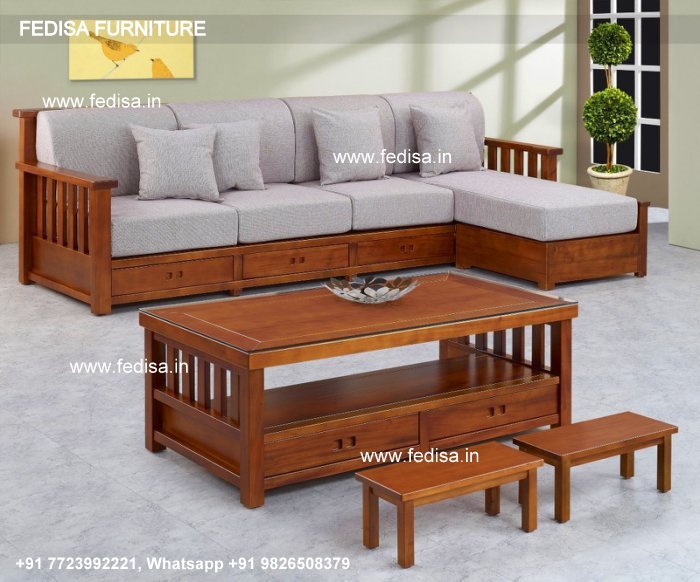 Wooden Sofa Set-3383