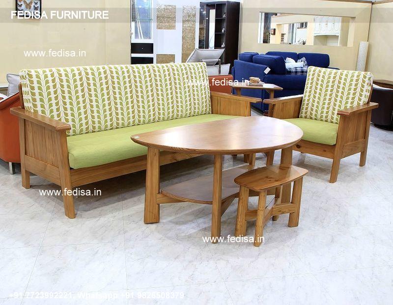 Wooden Sofa Set-3414