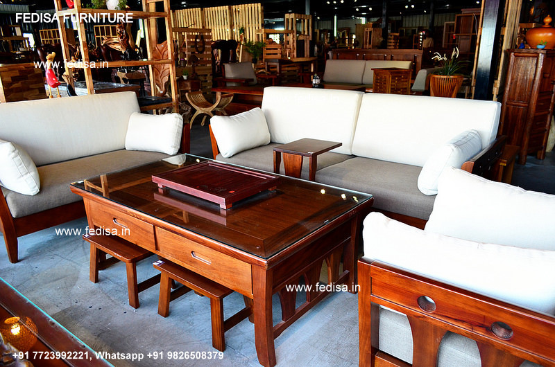 Wooden Sofa Set-3429