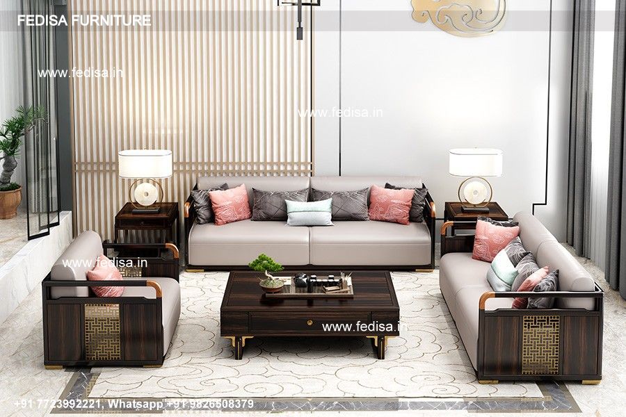 Wooden Sofa Set-3439