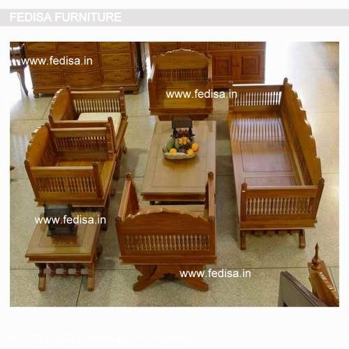 Wooden Sofa Set-3441