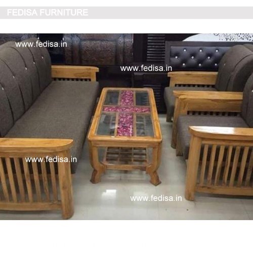 Wooden Sofa Set-3457